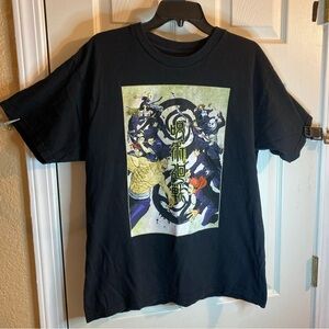 Jujutsu Kaisen Mens Unisex L LARGE Crunchroll T-Shirt Graphic Tee Summer Casual